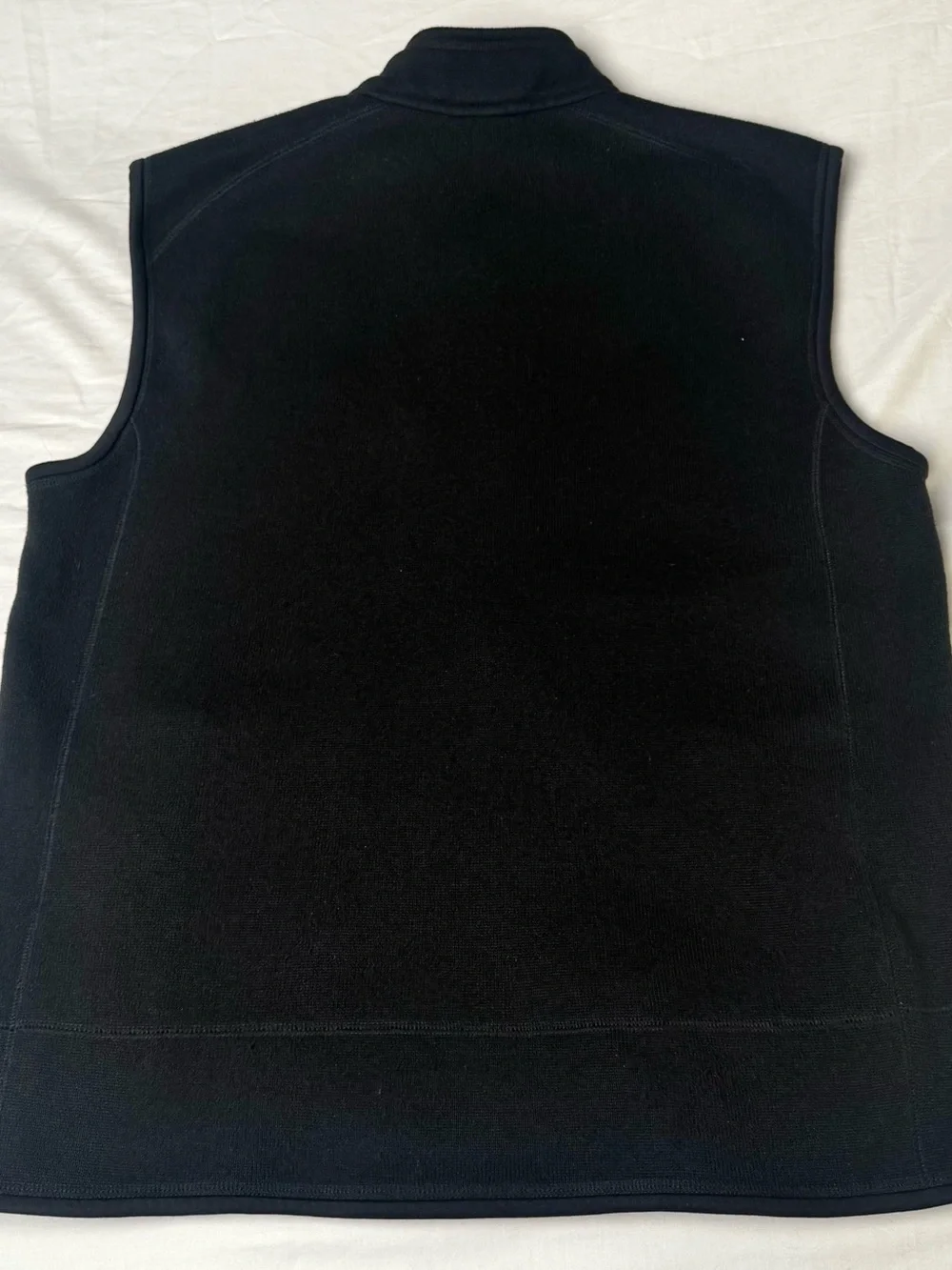 Patagonia Synchilla Fleece Vest Black Full Zip Men’s XXL Outdoor Hiking